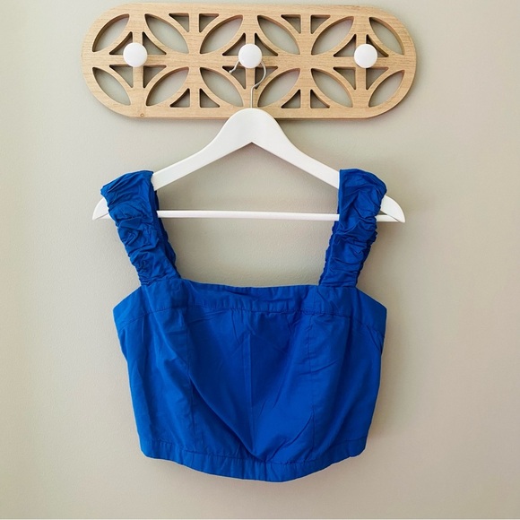 Free People Ashley Tank Mazarine Blue Sz Medium - Picture 1 of 8